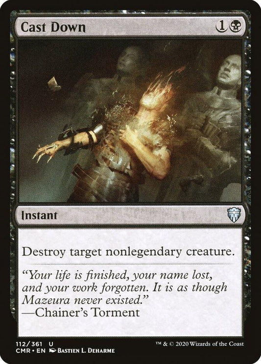 Image for Cast Down (112) (Commander Legends) - Magic: The Gathering