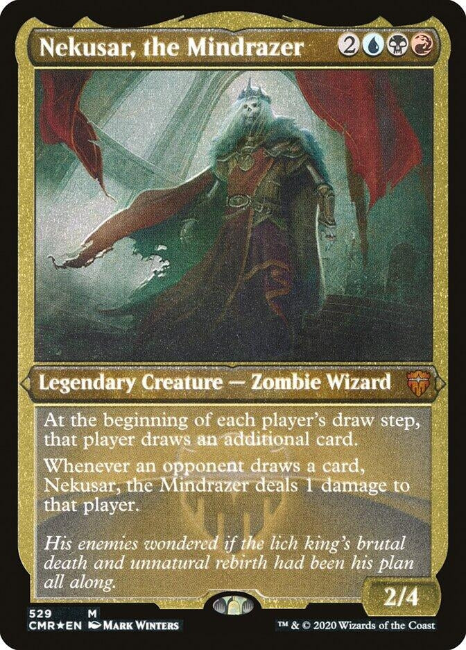 Image for Nekusar, the Mindrazer (Foil Etched) (529) (Commander Legends) - Magic: The Gathering