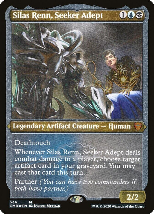 Image for Silas Renn, Seeker Adept (Foil Etched) (536) (Commander Legends) - Magic: The Gathering