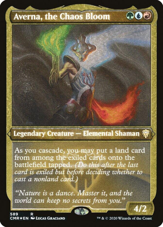 Image for Averna, the Chaos Bloom (Foil Etched) (589) (Commander Legends) - Magic: The Gathering