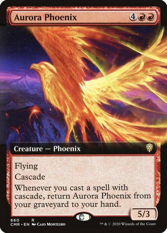 Image for Aurora Phoenix (Extended Art) (660) (Commander Legends) - Magic: The Gathering