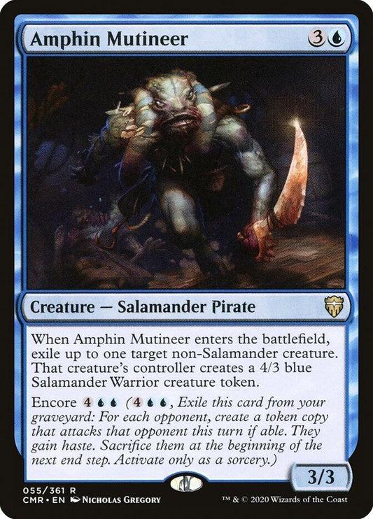 Image for Amphin Mutineer (55) (Commander Legends) - Magic: The Gathering