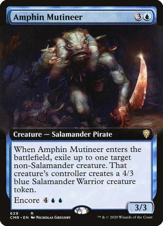 Image for Amphin Mutineer (Extended Art) (629) (Commander Legends) - Magic: The Gathering