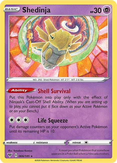 Image for Shedinja (066/185) (SWSH04: Vivid Voltage) - Pokemon