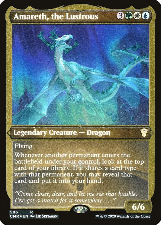 Image for Amareth, the Lustrous (Foil Etched) (586) (Commander Legends) - Magic: The Gathering