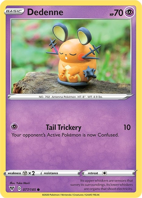 Image for Dedenne (077/185) (SWSH04: Vivid Voltage) - Pokemon