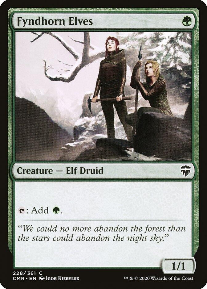 Image for Fyndhorn Elves (228) (Commander Legends) - Magic: The Gathering