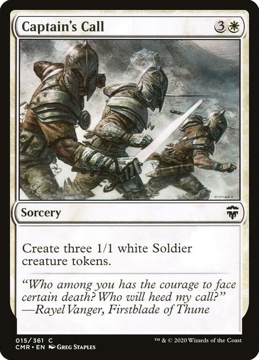 Image for Captain's Call (15) (Commander Legends) - Magic: The Gathering