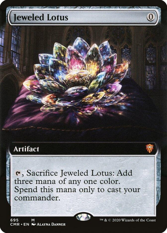 Image for Jeweled Lotus (Extended Art) (695) (Commander Legends) - Magic: The Gathering