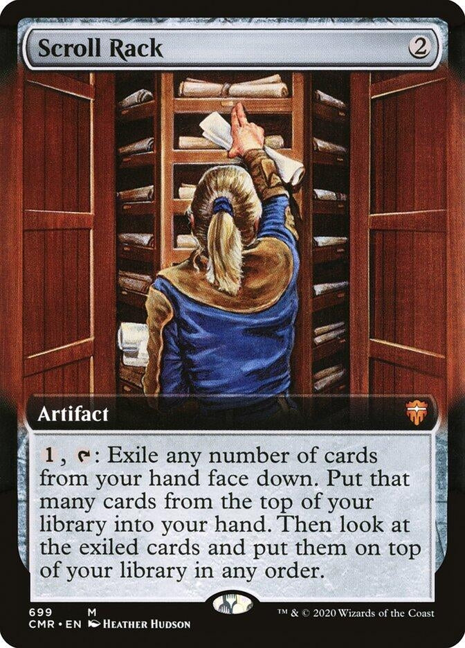 Image for Scroll Rack (Extended Art) (699) (Commander Legends) - Magic: The Gathering