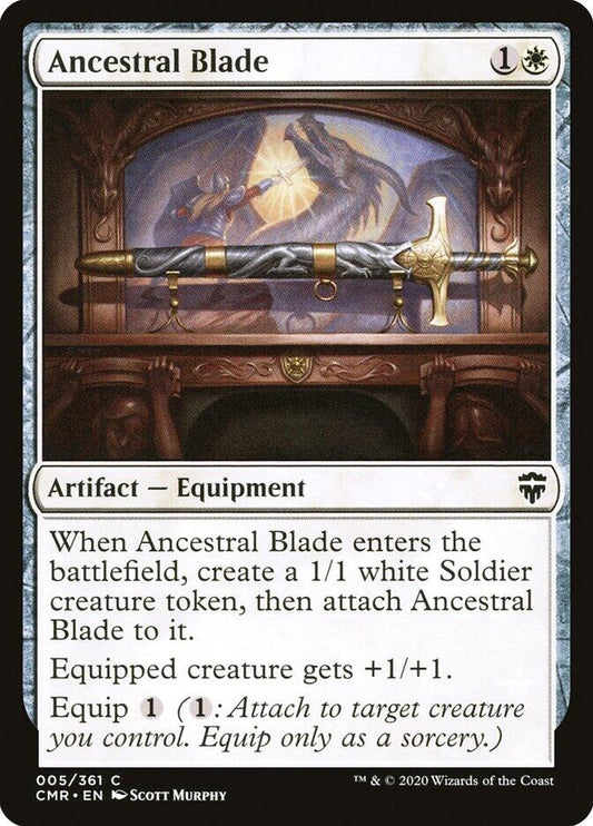 Image for Ancestral Blade (5) (Commander Legends) - Magic: The Gathering
