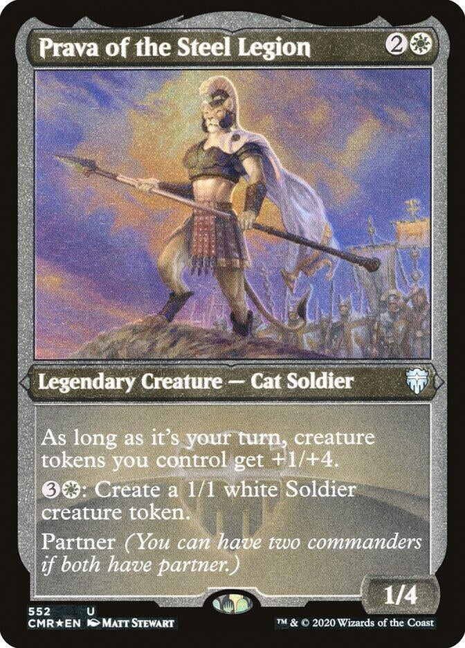Image for Prava of the Steel Legion (Foil Etched) (552) (Commander Legends) - Magic: The Gathering