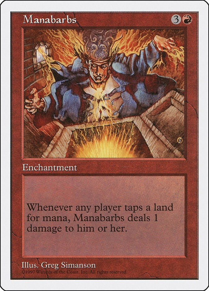 Image for Manabarbs (Fifth Edition) - Magic: The Gathering