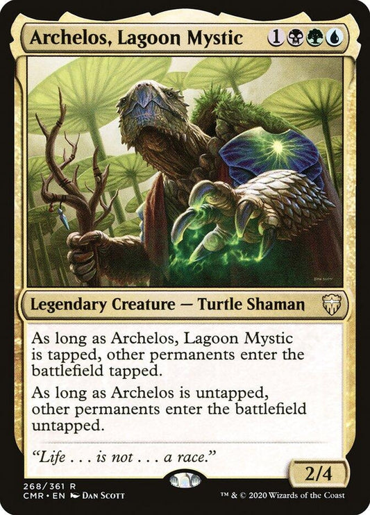 Image for Archelos, Lagoon Mystic (268) (Commander Legends) - Magic: The Gathering