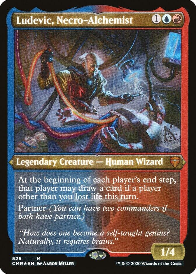 Image for Ludevic, Necro-Alchemist (Foil Etched) (525) (Commander Legends) - Magic: The Gathering