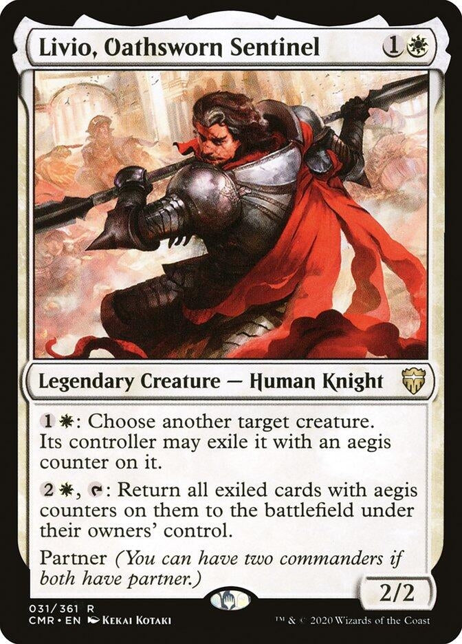 Image for Livio, Oathsworn Sentinel (31) (Commander Legends) - Magic: The Gathering