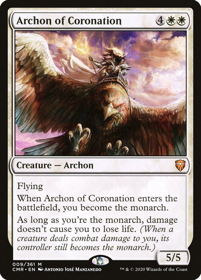 Image for Archon of Coronation (9) (Commander Legends) - Magic: The Gathering
