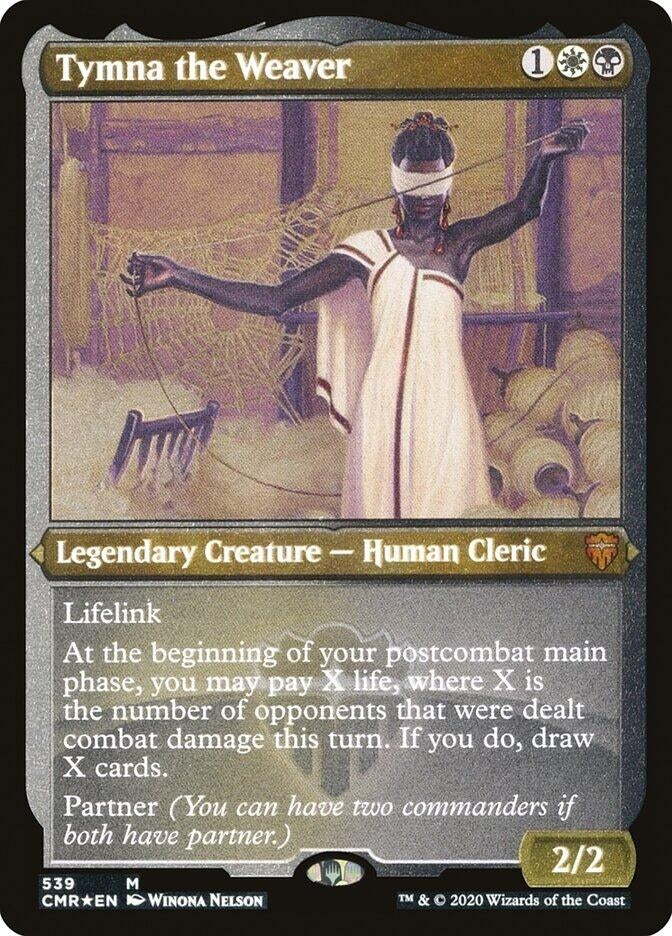 Image for Tymna the Weaver (Foil Etched) (539) (Commander Legends) - Magic: The Gathering