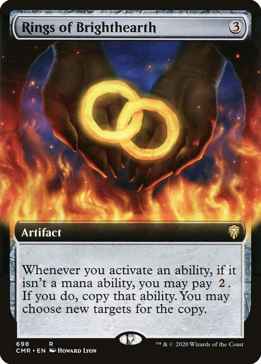 Image for Rings of Brighthearth (Extended Art) (698) (Commander Legends) - Magic: The Gathering
