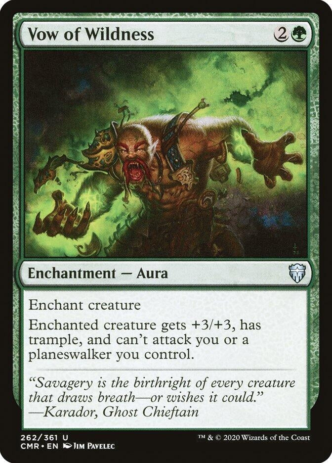 Image for Vow of Wildness (262) (Commander Legends) - Magic: The Gathering
