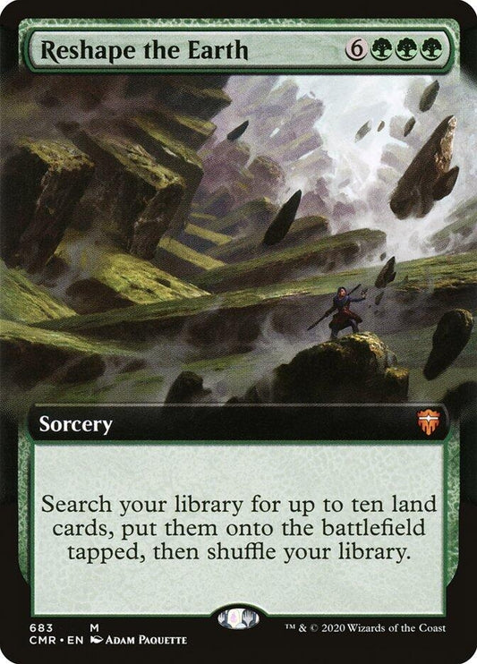 Image for Reshape the Earth (Extended Art) (683) (Commander Legends) - Magic: The Gathering
