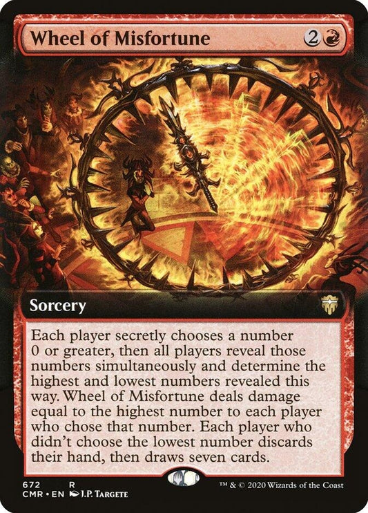 Image for Wheel of Misfortune (Extended Art) (672) (Commander Legends) - Magic: The Gathering