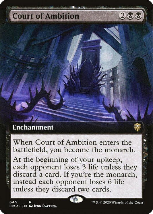 Image for Court of Ambition (Extended Art) (645) (Commander Legends) - Magic: The Gathering