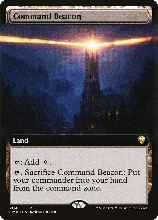 Image for Command Beacon (Extended Art) (704) (Commander Legends) - Magic: The Gathering