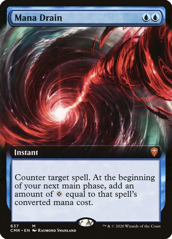 Image for Mana Drain (Extended Art) (637) (Commander Legends) - Magic: The Gathering