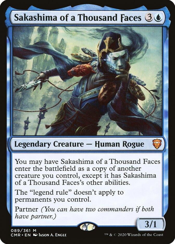 Image for Sakashima of a Thousand Faces (89) (Commander Legends) - Magic: The Gathering