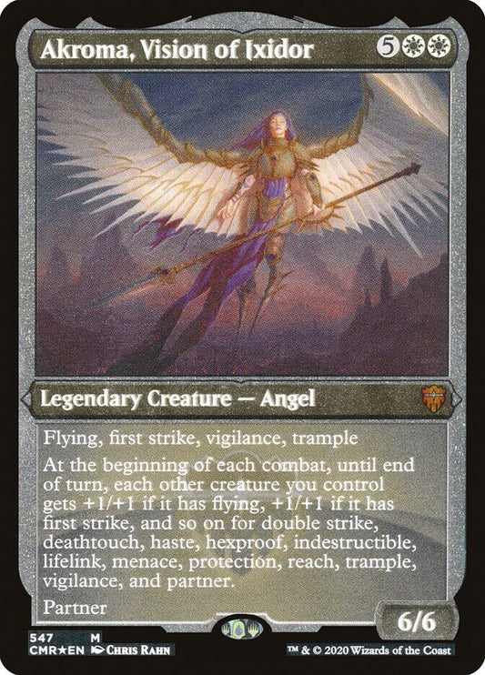 Image for Akroma, Vision of Ixidor (Foil Etched) (547) (Commander Legends) - Magic: The Gathering