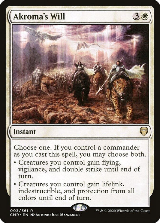 Image for Akroma's Will (3) (Commander Legends) - Magic: The Gathering