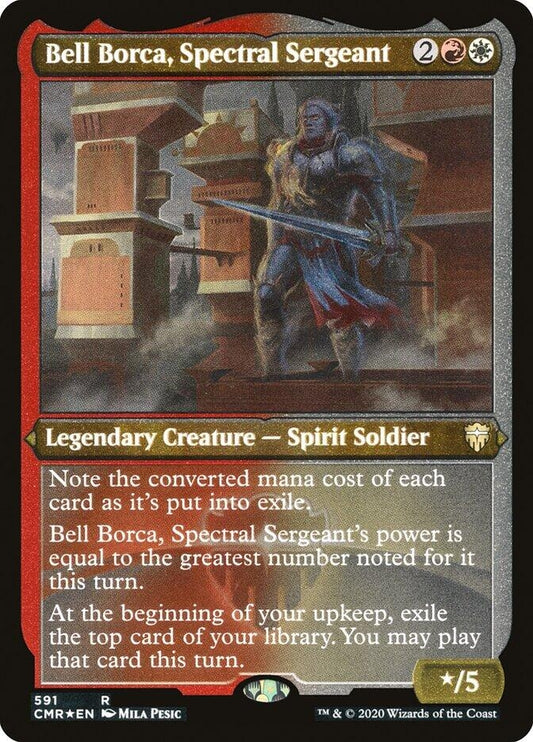Image for Bell Borca, Spectral Sergeant (Foil Etched) (591) (Commander Legends) - Magic: The Gathering