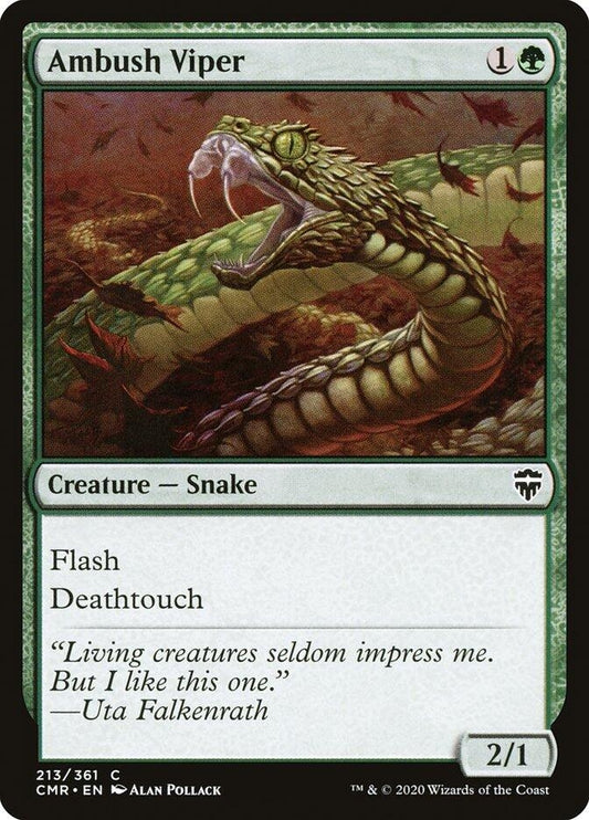 Image for Ambush Viper (213) (Commander Legends) - Magic: The Gathering