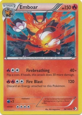 Image for Emboar - 26/149 (Cosmos Holo) (026/149) (Blister Exclusives) - Pokemon