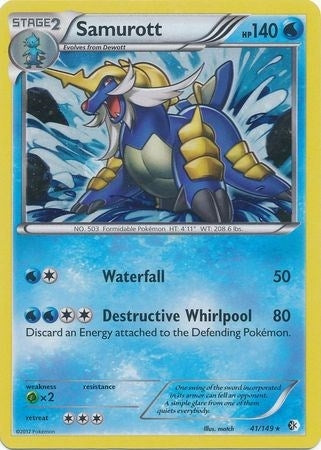Image for Samurott - 41/149 (Cosmos Holo) (041/149) (Blister Exclusives) - Pokemon
