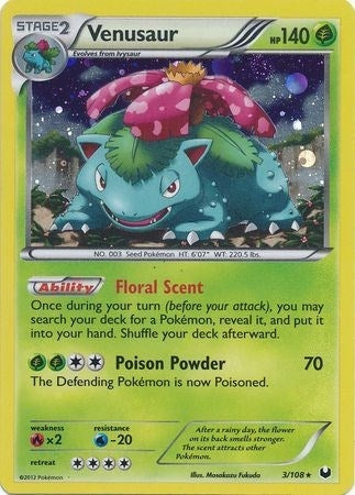 Image for Venusaur - 3/108 (Cosmos Holo) (003/108) (Blister Exclusives) - Pokemon