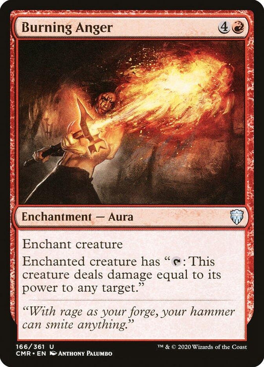Image for Burning Anger (166) (Commander Legends) - Magic: The Gathering