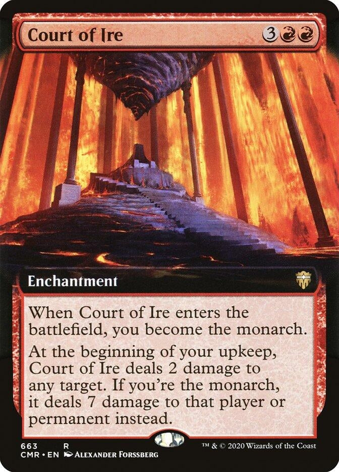 Image for Court of Ire (Extended Art) (663) (Commander Legends) - Magic: The Gathering