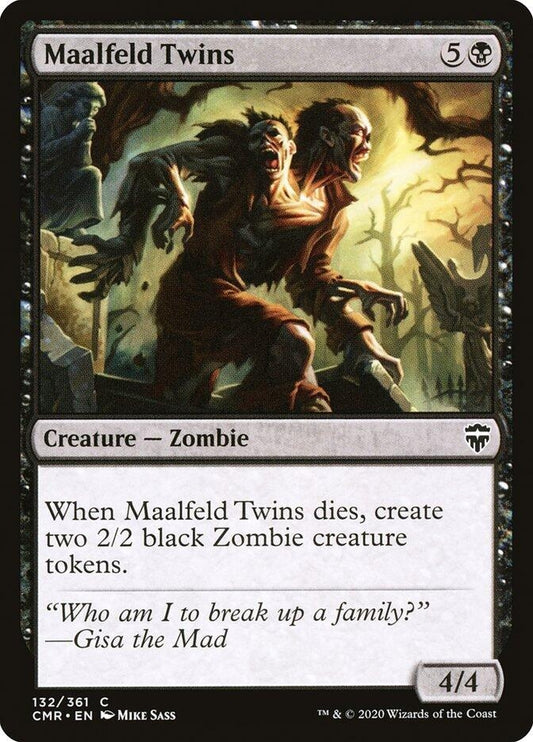 Image for Maalfeld Twins (132) (Commander Legends) - Magic: The Gathering