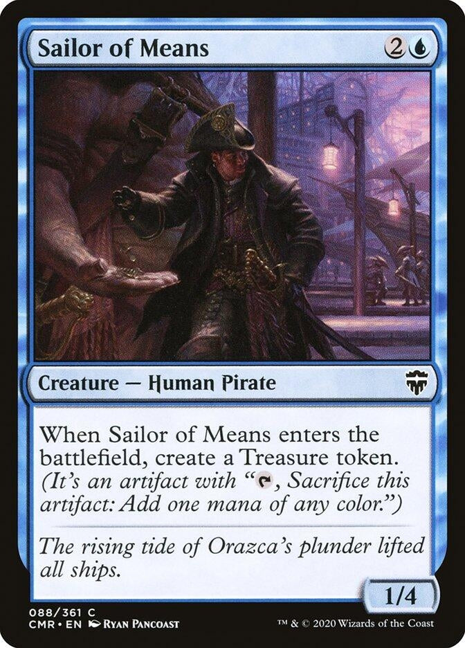Image for Sailor of Means (88) (Commander Legends) - Magic: The Gathering