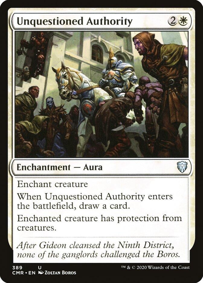 Image for Unquestioned Authority (389) (Commander Legends) - Magic: The Gathering
