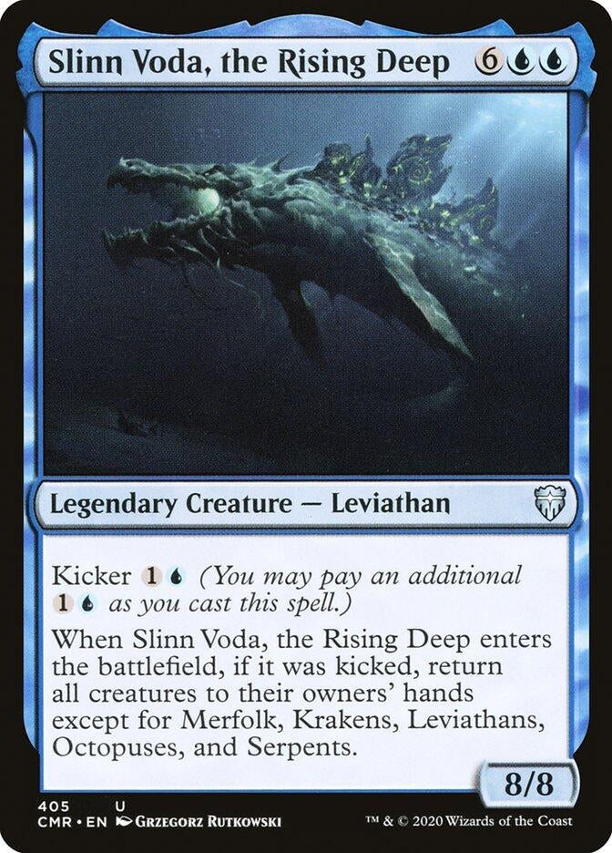 Image for Slinn Voda, the Rising Deep (405) (Commander Legends) - Magic: The Gathering