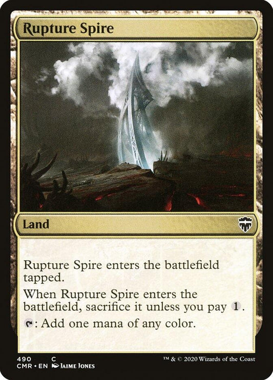 Image for Rupture Spire (490) (490) (Commander Legends) - Magic: The Gathering