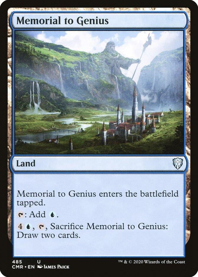 Image for Memorial to Genius (485) (Commander Legends) - Magic: The Gathering