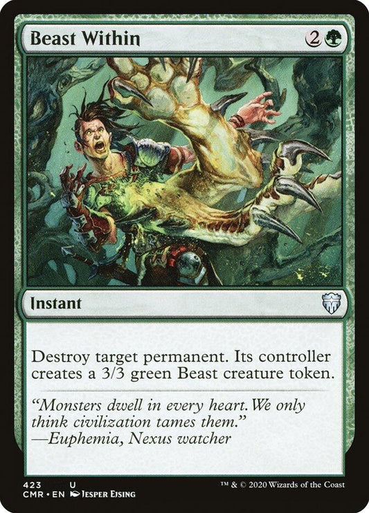 Image for Beast Within (423) (Commander Legends) - Magic: The Gathering