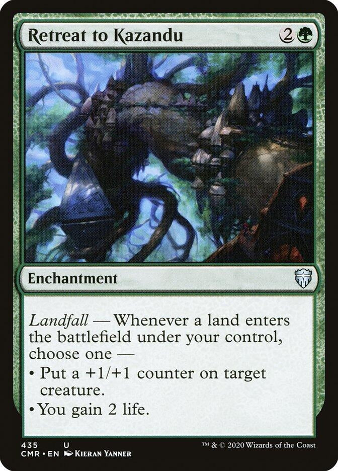Image for Retreat to Kazandu (435) (Commander Legends) - Magic: The Gathering