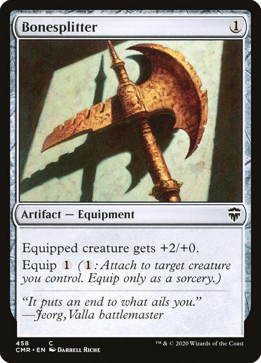 Image for Bonesplitter (458) (Commander Legends) - Magic: The Gathering