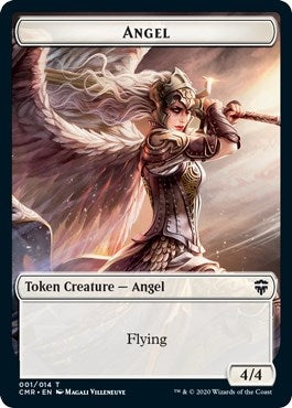 Image for Angel // Elf Warrior Double-Sided Token (1 // 8) (Commander Legends) - Magic: The Gathering