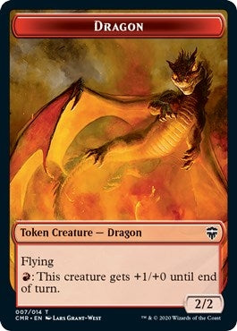 Image for Dragon // Soldier Double-Sided Token (7 // 2) (Commander Legends) - Magic: The Gathering